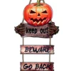Halloween>Création de Hanninger GmbH u0026 CO.KG, Breslauer Strasse 25, D-64646 Heppenheim, www.zoelibat.com Halloween keep out ripustettava koriste