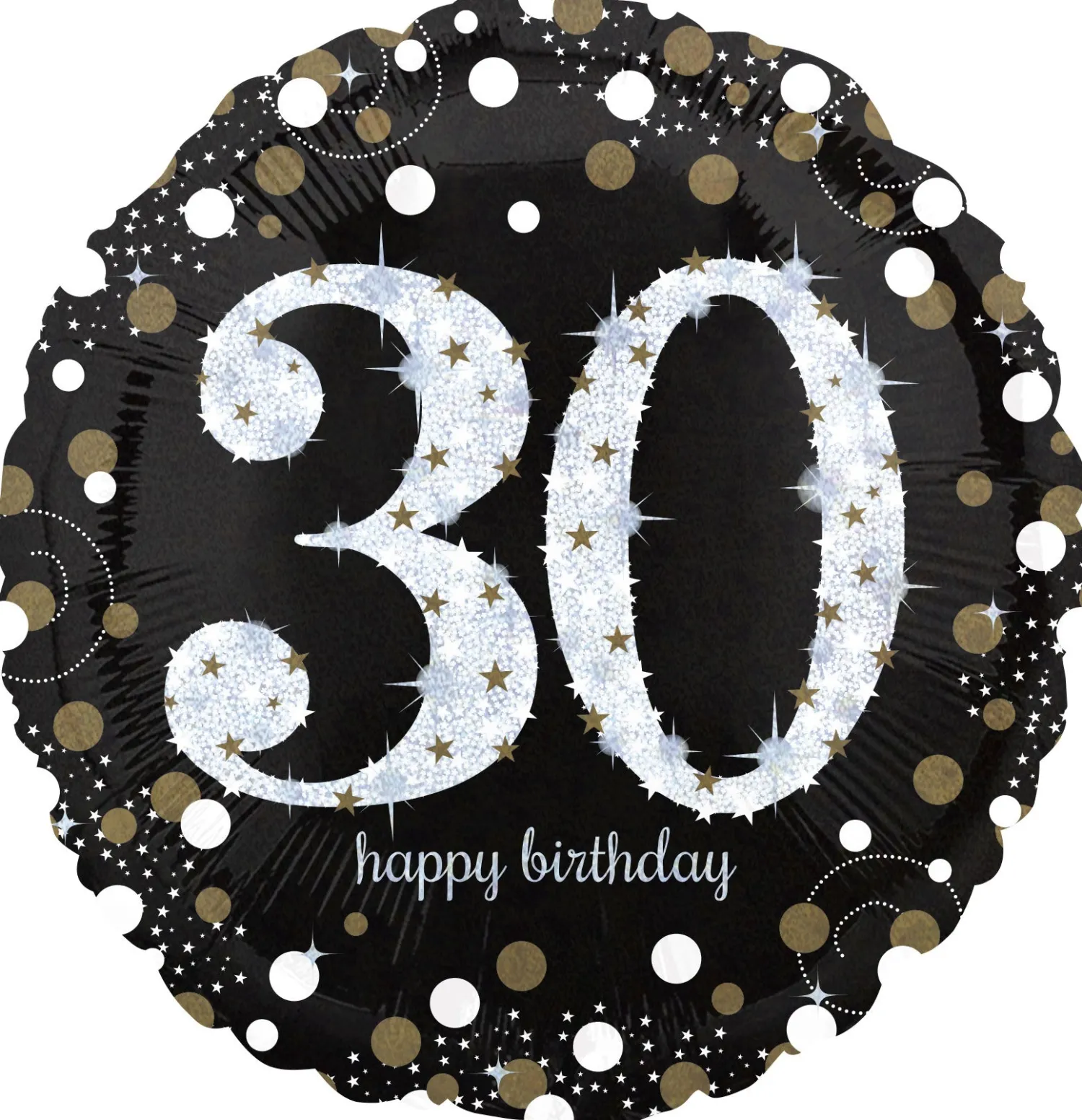 Syntymäpäivät|Syntymäpäivät>Anagram International Inc, 7700 Anagram Drive, MN 55344-7307, USA, http://www.anagramballoons.com/ Happy Birthday 30 foliopallo