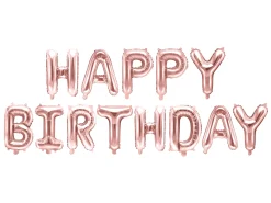 Syntymäpäivät|Syntymäpäivät>PartyDeco sp. z o.o. sp. k., ul. Kolumba 1, 70-035 Szczecin, www.partydeco.com Happy Birthday ilmalla täytettävä foliopallosetti
