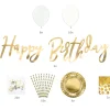 Syntymäpäivät|Syntymäpäivät>PartyDeco sp. z o.o. sp. k., ul. Kolumba 1, 70-035 Szczecin, www.partydeco.com Happy Birthday kattaus- ja koristelusetti