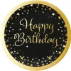 Lautaset|Syntymäpäivät>Juhlamaailma Happy Birthday pahvilautanen 8 kpl/pkt