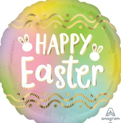 Pienet Foliopallot>Anagram International Inc, 7700 Anagram Drive, MN 55344-7307, USA, http://www.anagramballoons.com/ Happy Easter foliopallo