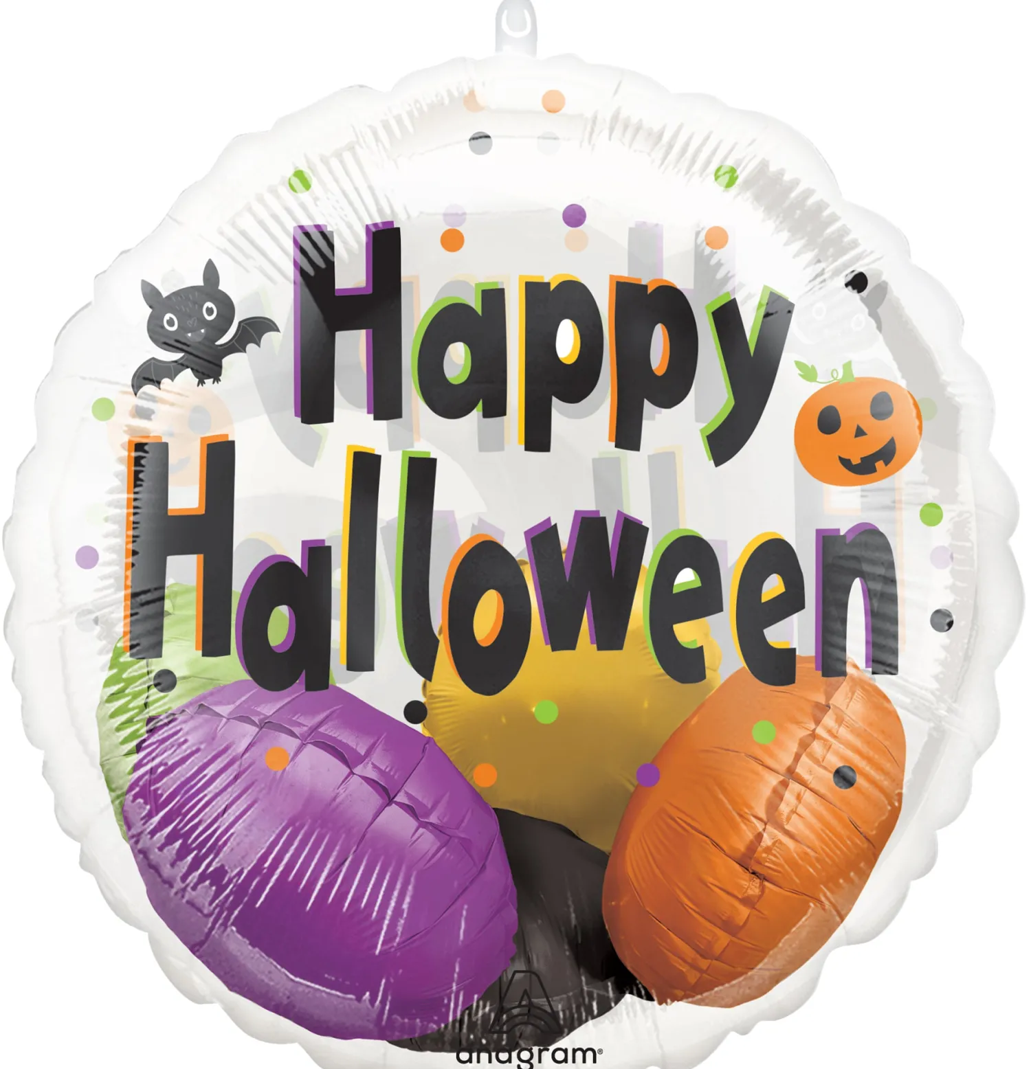 Halloween|Erikoisfoliopallot>Anagram International Inc, 7700 Anagram Drive, MN 55344-7307, USA, http://www.anagramballoons.com/ Happy Halloween Insider foliopallo