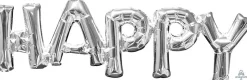 Erikoisilmapallot>Anagram International Inc, 7700 Anagram Drive, MN 55344-7307, USA, http://www.anagramballoons.com/ Happy kirjaimet puhallettava foliopallo
