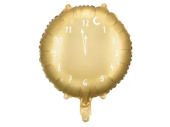 Pienet Foliopallot|Uusi Vuosi>PartyDeco sp. z o.o. sp. k., ul. Kolumba 1, 70-035 Szczecin, www.partydeco.com Happy New Year kello kullanvärinen foliopallo