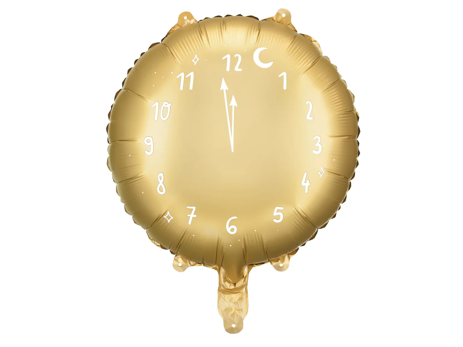 Pienet Foliopallot|Uusi Vuosi>PartyDeco sp. z o.o. sp. k., ul. Kolumba 1, 70-035 Szczecin, www.partydeco.com Happy New Year kello kullanvärinen foliopallo