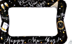 Erikoisilmapallot|Uusi Vuosi>Anagram International Inc, 7700 Anagram Drive, MN 55344-7307, USA, http://www.anagramballoons.com/ Happy New Year puhallettava selfiekehys