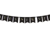 Muut Ripustettavat Koristeet|Viiri- Ja Kirjainnauhat>PartyDeco sp. z o.o. sp. k., ul. Kolumba 1, 70-035 Szczecin, www.partydeco.com Happy New Year viirinauha musta 15 x 170 cm