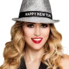 Muut Asusteet|Hatut Ja Päähineet>Boland Party Partners, P. O. Box 518, AK ALPHEN A/D RIJN, https://boland.eu Hattu, Happy New Year, hopeanvärinen
