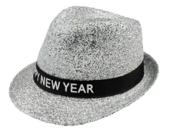 Muut Asusteet|Hatut Ja Päähineet>Boland Party Partners, P. O. Box 518, AK ALPHEN A/D RIJN, https://boland.eu Hattu, Happy New Year, hopeanvärinen