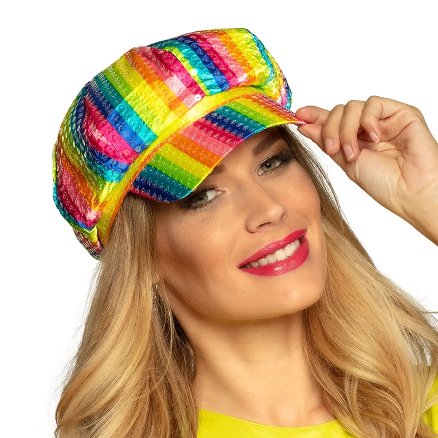 Festarit>Boland Party Partners, P. O. Box 518, AK ALPHEN A/D RIJN, https://boland.eu Hattu, Lollipop sateenkaari