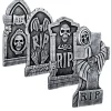 Halloween|Muut Koristeet Ja Rekvisiitat>Boland Party Partners, P. O. Box 518, AK ALPHEN A/D RIJN, https://boland.eu Hautakivi RIP 1 kpl lajitelmatuote 4 eri vaihtoehtoa