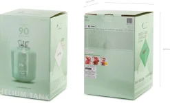 Ilmapallotarvikkeet>PartyDeco sp. z o.o. sp. k., ul. Kolumba 1, 70-035 Szczecin, www.partydeco.com Helium kotipakkaus ilmapallojen täyttöön XL