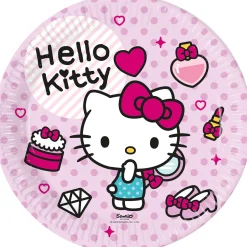 Lautaset|Lautasliinat>Procos S.A., 56th KLM Paleas Ethnikis, 320-11 Inofita Greece, www.procos.gr Hello Kitty suuri pahvilautanen 23 cm 8 kpl/pkt