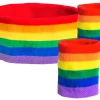 Muut Asusteet|Pride>Boland Party Partners, P. O. Box 518, AK ALPHEN A/D RIJN, https://boland.eu Hikinauhat sateenkaari ranteisiin ja otsalle