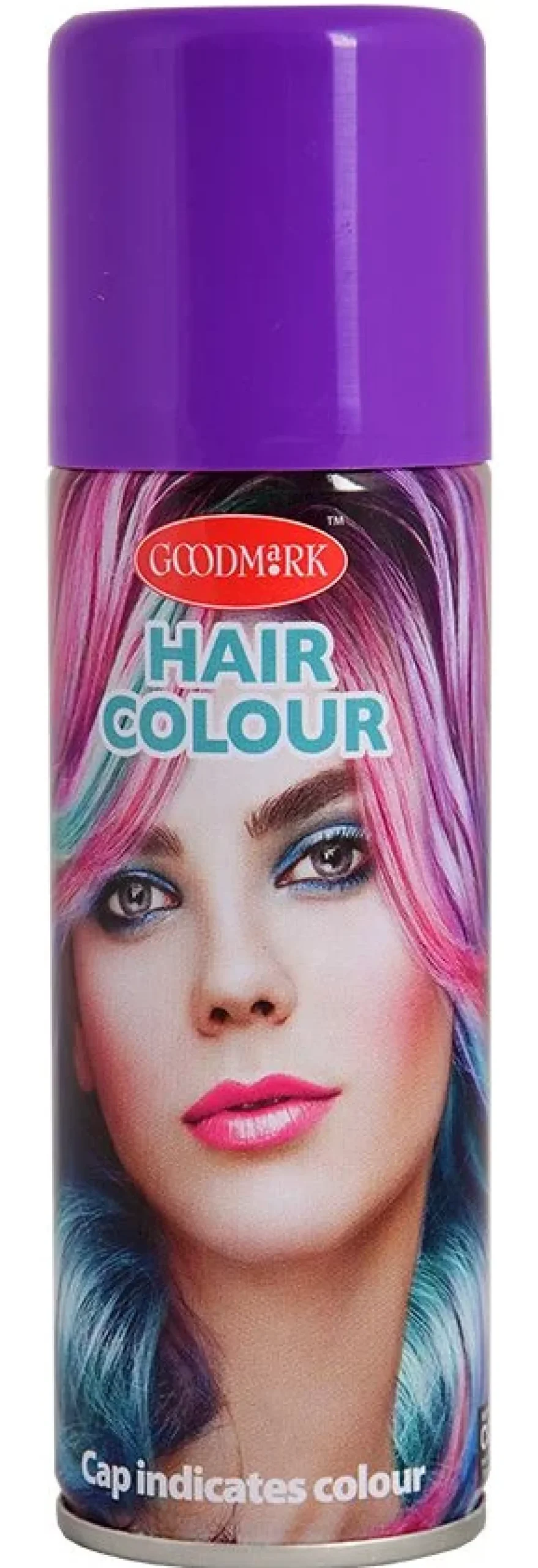 Pääsiäinen|Hiusvärit Ja -Glitterit>Goodmark Europe NV, Industrielaan 15, 8520 Kuurne, www.goodmarkgroup.com Hiusvärispray violetti 125 ml