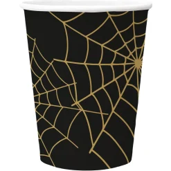 Halloween|Lasit Ja Mukit>Ilmapallokeskus Balloon Center Oy Part of Toyrock Group, Tiilipojanlenkki 9, 01720 VANTAA, www.ilmapallokeskus.fi Hämähäkinseitti pahvimuki 250 ml 10 kpl/pkt