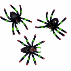 Eläimet, Hahmot Ja Ötökät|Halloween>IV Beck / Amscan Europe GmbH, Dettinger Str. 148, 73230 Kirchheim/Teck, Germany, www.amscan-europe.com Hämähäkki 8 kpl/pkt