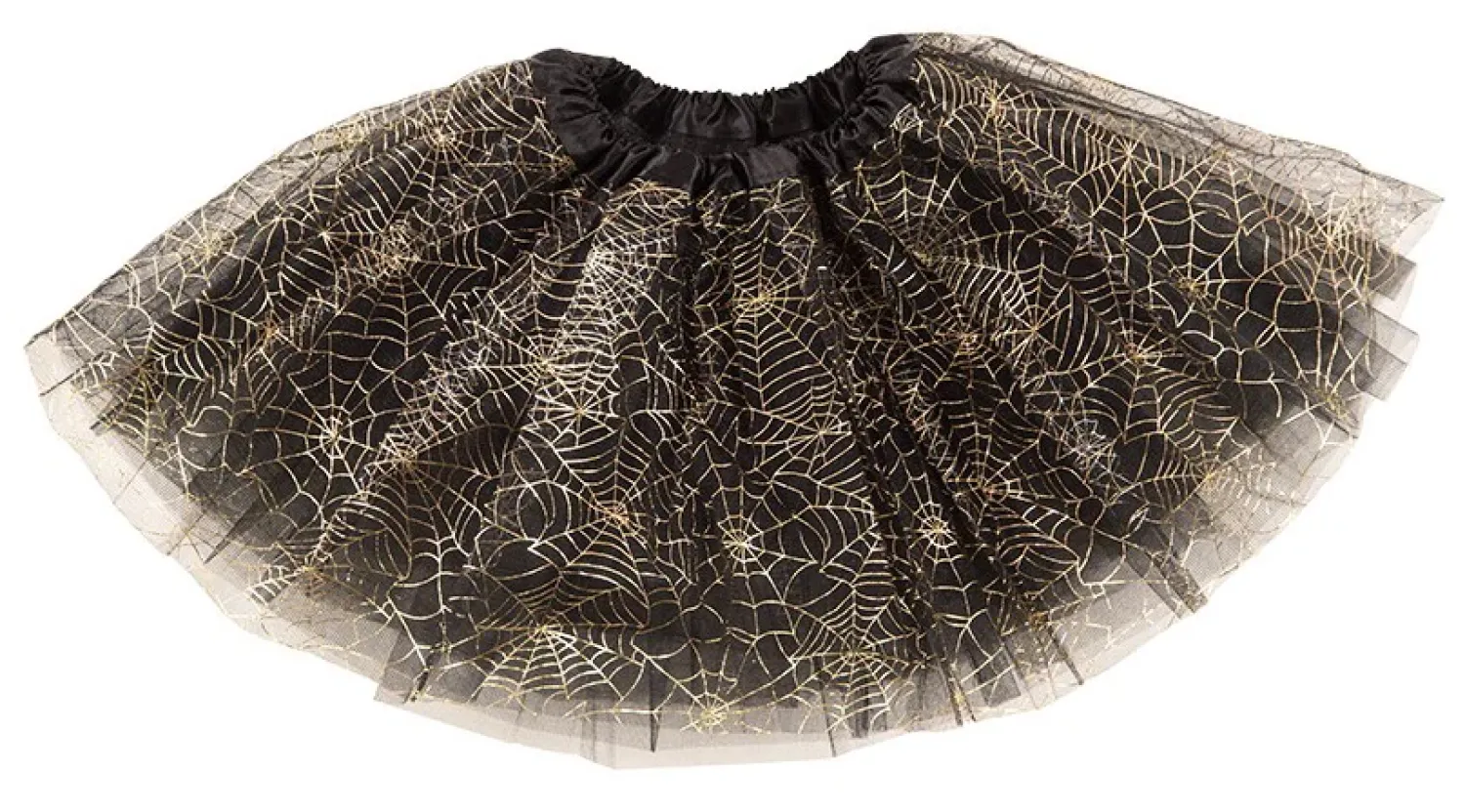 Lasten Naamiaisasut|Halloween>CARNIVAL TOYS SRL, VIA GOLDONI 1, 48026 GODO DI RUSSI, RA, www.carnivaltoys.it Hämähäkki tutu lasten naamiaisasu musta/kulta