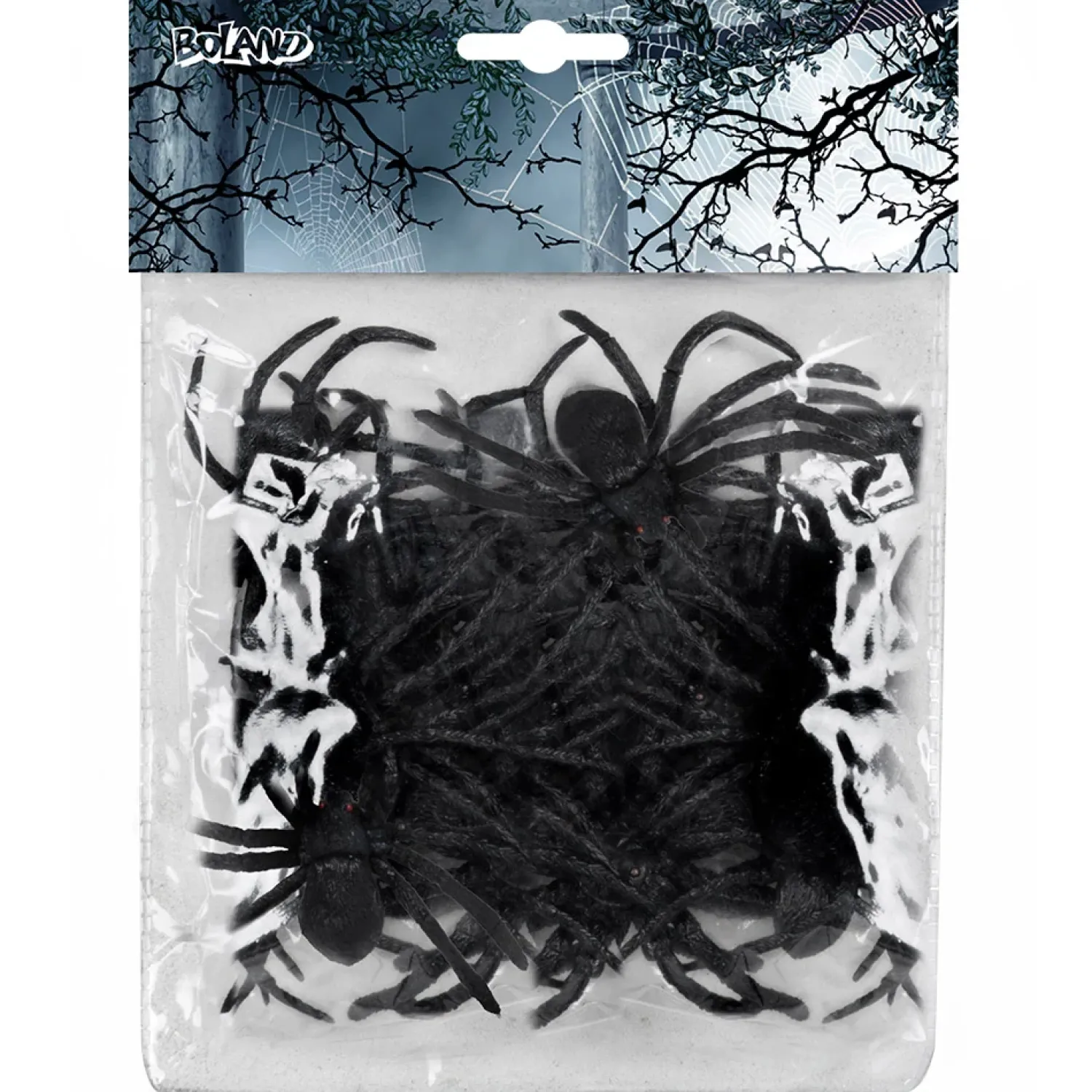 Eläimet, Hahmot Ja Ötökät|Halloween>Boland Party Partners, P. O. Box 518, AK ALPHEN A/D RIJN, https://boland.eu Hämähäkki 5x6 cm 12 kpl/ pss