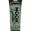 Penkkarit|Glitterit>Smiffys II Ltd., New Lane, Leeds, LS11 5DZ United Kingdom, www.smiffys.com Holografinen glittergeeli hienojakoinen vihreä 12 ml