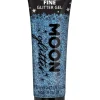 Penkkarit|Glitterit>Smiffys II Ltd., New Lane, Leeds, LS11 5DZ United Kingdom, www.smiffys.com Holografinen glittergeeli hienojakoinen sininen 12 ml