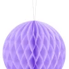 Muut Ripustettavat Koristeet>PartyDeco sp. z o.o. sp. k., ul. Kolumba 1, 70-035 Szczecin, www.partydeco.com Hunajakenno koriste, liila 10 cm