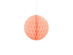 Muut Ripustettavat Koristeet>PartyDeco sp. z o.o. sp. k., ul. Kolumba 1, 70-035 Szczecin, www.partydeco.com Hunajakenno koriste, vaalea persikka 10 cm