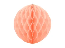Muut Ripustettavat Koristeet>PartyDeco sp. z o.o. sp. k., ul. Kolumba 1, 70-035 Szczecin, www.partydeco.com Hunajakenno koriste, vaalea persikka 30 cm