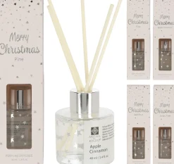 Joulu|Muut Ripustettavat Koristeet>Koopman International B.V., Distelweg 88, 1031 HH AMSTERDAM, www.koopmanint.com Huonetuoksu joulu 40 ml + 5 tikkua (4 eri tuoksuvaihtoehtoa)