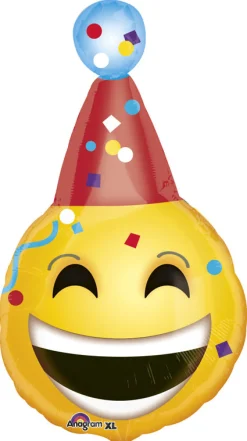 Muotofoliopallot>Anagram International Inc, 7700 Anagram Drive, MN 55344-7307, USA, http://www.anagramballoons.com/ Hymynaama juhlatunnelmissa pienmuotofolio
