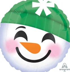 Pienet Foliopallot|Joulu>Anagram International Inc, 7700 Anagram Drive, MN 55344-7307, USA, http://www.anagramballoons.com/ Hymynaama lumiukko foliopallo