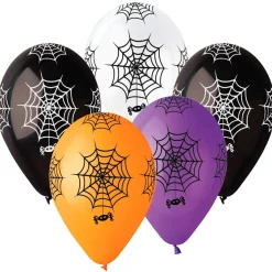 Halloween>Ilmapallokeskus Balloon Center Oy Part of Toyrock Group, Tiilipojanlenkki 9, 01720 VANTAA, www.ilmapallokeskus.fi Ilmapallo Hämähäkinverkko 30 cm värisekoitus 5 kpl/pss