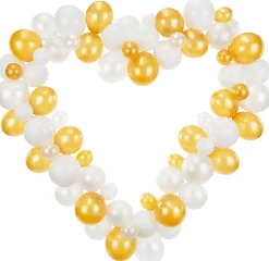 Häät|Häät>PartyDeco sp. z o.o. sp. k., ul. Kolumba 1, 70-035 Szczecin, www.partydeco.com Ilmapallokaari sydän valkoinen, 160 cm
