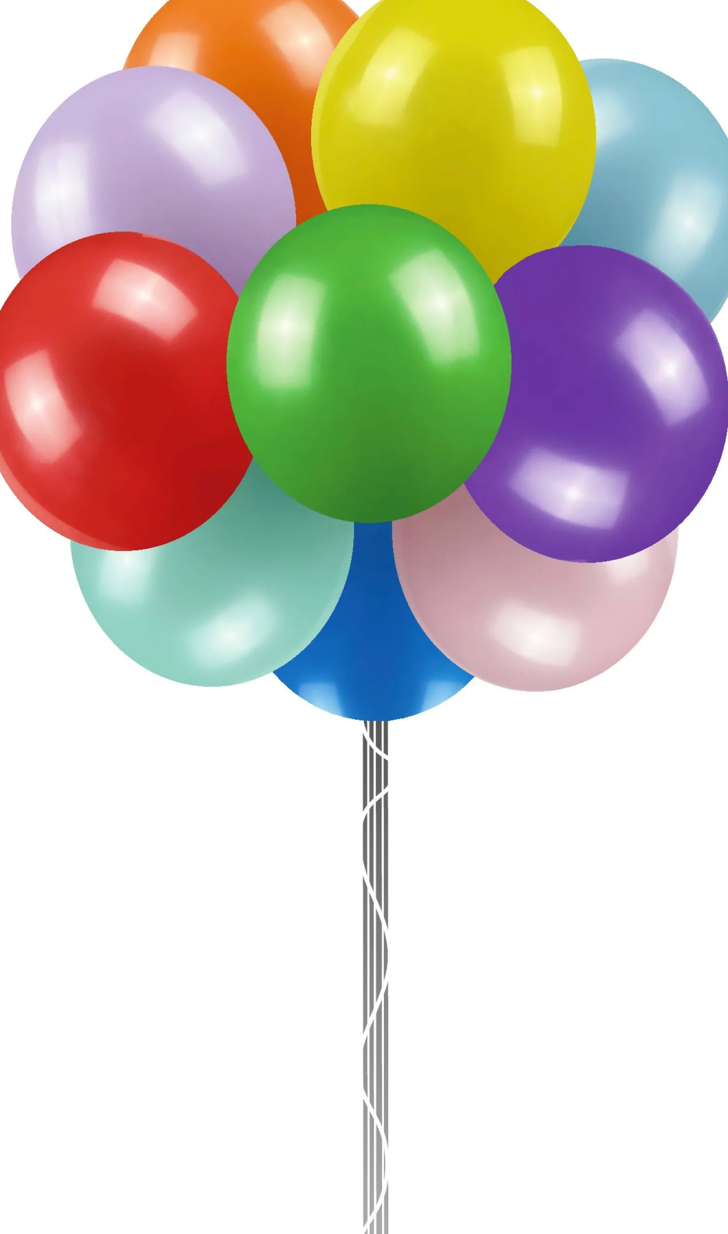Asetelmat Noudettuna Myymälästä>Ilmapallokeskus Balloon Center Oy Part of Toyrock Group, Tiilipojanlenkki 9, 01720 VANTAA, www.ilmapallokeskus.fi 10 ilmapallon nippu iloiset värit