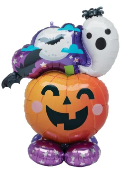 Erikoisilmapallot>Anagram International Inc, 7700 Anagram Drive, MN 55344-7307, USA, http://www.anagramballoons.com/ Iloinen kurpitsa ilmatäytteinen erikoisfoliopallo