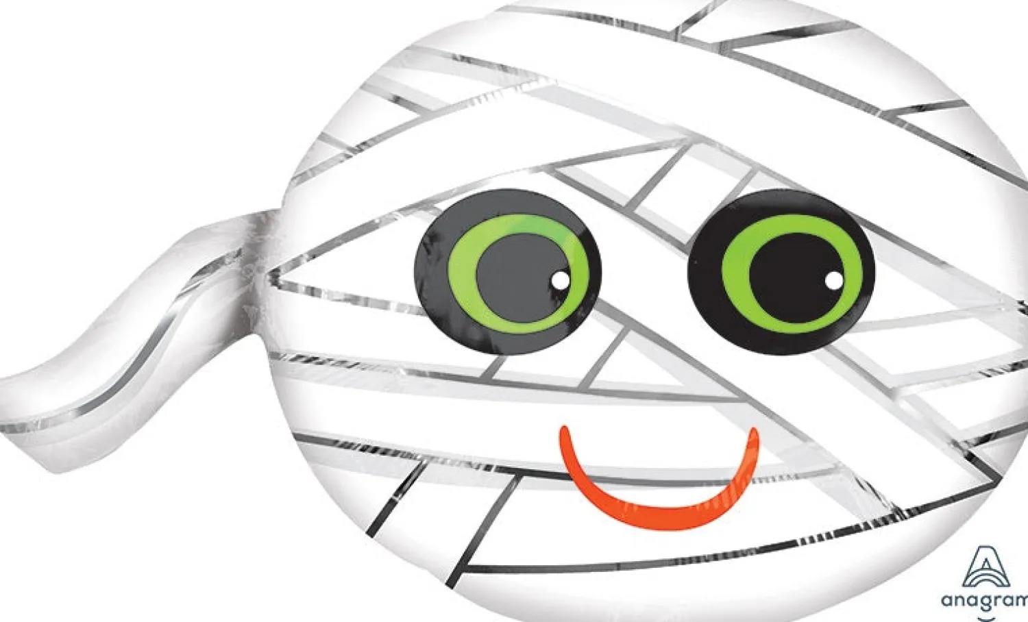 Muotofoliopallot|Halloween>Anagram International Inc, 7700 Anagram Drive, MN 55344-7307, USA, http://www.anagramballoons.com/ Iloinen muumio pienmuotofoliopallo