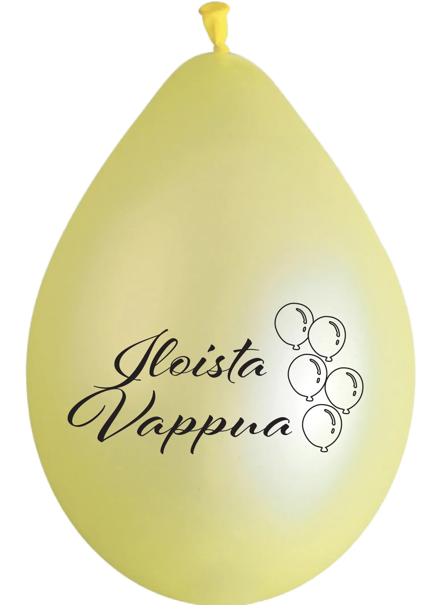 Vappu>Ilmapallokeskus Balloon Center Oy Part of Toyrock Group, Tiilipojanlenkki 9, 01720 VANTAA, www.ilmapallokeskus.fi Iloista vappua ilmapallo neon 30 cm 5 kpl/pss