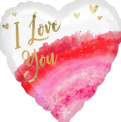 Pienet Foliopallot|Ystävänpäivä>Anagram International Inc, 7700 Anagram Drive, MN 55344-7307, USA, http://www.anagramballoons.com/ I love you sydän foliopallo