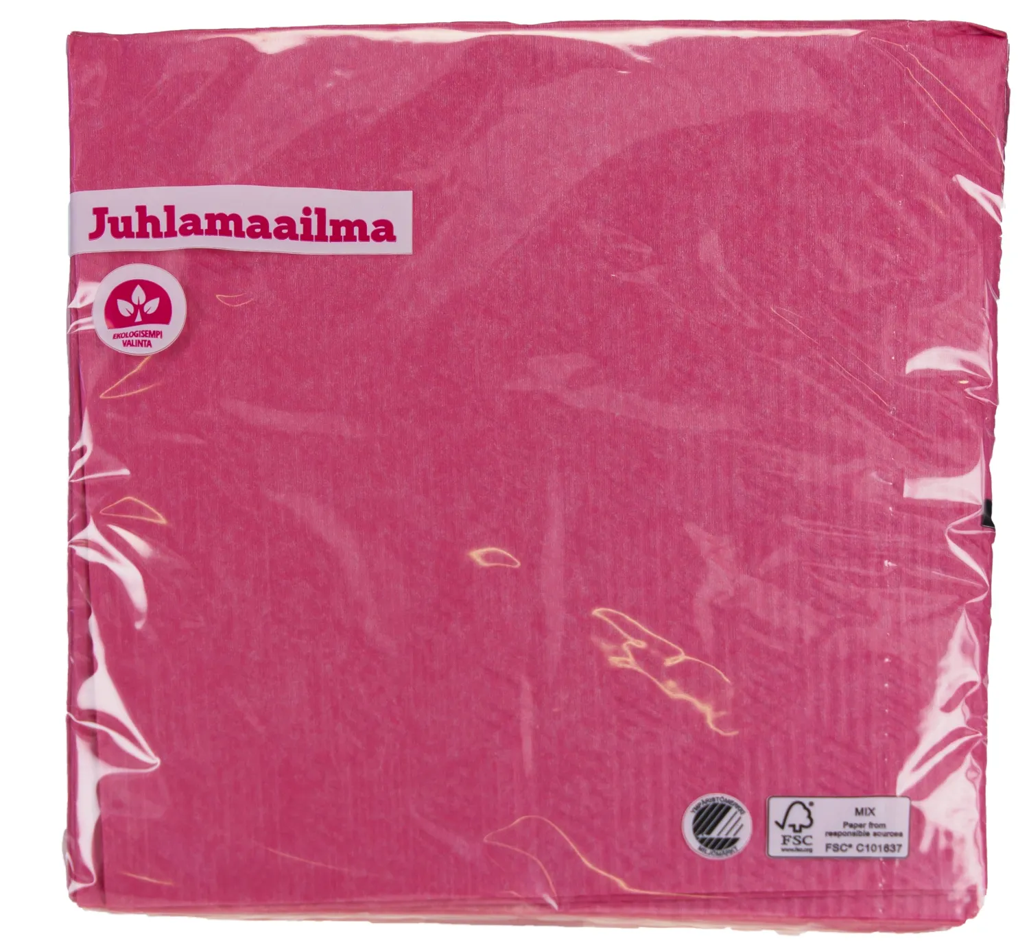 Värikattaus|Lautasliinat>Ilmapallokeskus Balloon Center Oy Part of Toyrock Group, Tiilipojanlenkki 9, 01720 VANTAA, www.ilmapallokeskus.fi Inspiration pieni lautasliina fuksia 25 x 25 cm 20 kpl/pkt