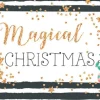 Joulu|Muut Juhlatarvikkeet>Artebene Gmbh Joulukortti 21 x 8 cm - Magical Christmas raidat