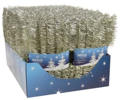 Joulu|Muut Ripustettavat Koristeet>Weiste Joulukuusenpunos hopeanvärinen 40 mm x 6 m