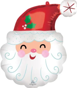 Joulu|Muotofoliopallot>Anagram International Inc, 7700 Anagram Drive, MN 55344-7307, USA, http://www.anagramballoons.com/ Joulupukki muotofoliopallo
