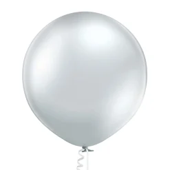 Häät|Häät>Belbal sp.zo.o, ul.Skarszewska 1, 83 - 110 Tczew, www.belbal.com Jätti-ilmapallo 60 cm metallikromihopea