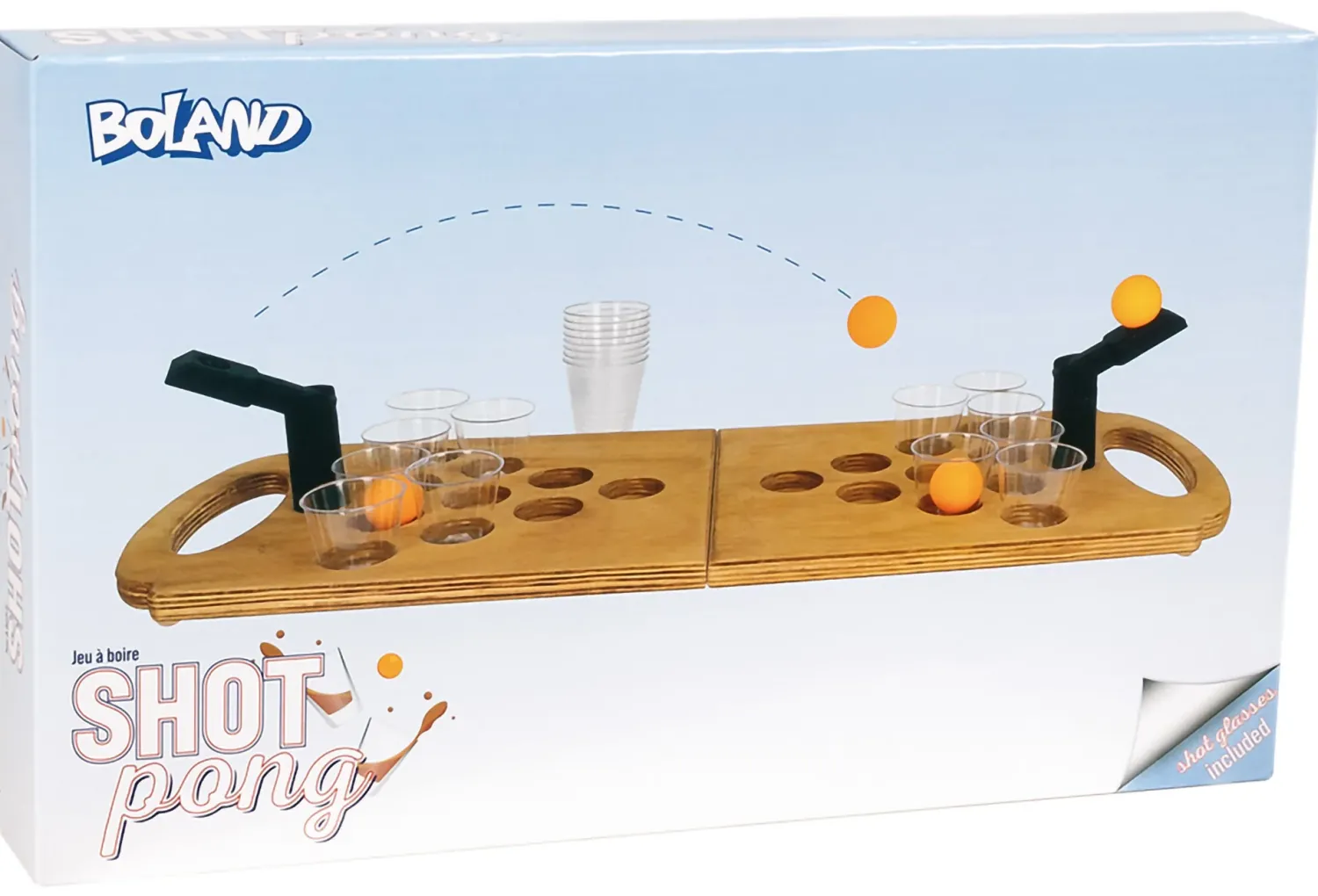 Uusi Vuosi|Olutjuhlat>Boland Party Partners, P. O. Box 518, AK ALPHEN A/D RIJN, https://boland.eu Juomapeli shot pong