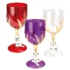 Halloween|Lasit Ja Mukit>Boland Party Partners, P. O. Box 518, AK ALPHEN A/D RIJN, https://boland.eu Juomapikari pääkallot värillinen 250 ml 1 kpl/pkt (3 eri värivaihtoehtoa)