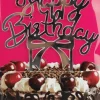 Syntymäpäivät|Syntymäpäivät>Dekoback GmbH, Flinsbacher Straße 1, 74921 Helmstadt-Bargen, www.dekoback.com Kakunkoriste Happy Birthday hopeanvärinen
