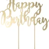 Syntymäpäivät|Syntymäpäivät>PartyDeco sp. z o.o. sp. k., ul. Kolumba 1, 70-035 Szczecin, www.partydeco.com Kakunkoriste Happy Birthday kullanvärinen