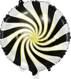 Pienet Foliopallot>PartyDeco sp. z o.o. sp. k., ul. Kolumba 1, 70-035 Szczecin, www.partydeco.com Karkkikierre musta foliopallo