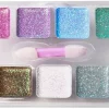 Vappu|Maskeeraussetit>Goodmark Europe NV, Industrielaan 15, 8520 Kuurne, www.goodmarkgroup.com Kasvovärisetti glitter ja sivellin